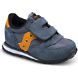 Kids' Saucony Baby Jazz Hook & Loop Sneakers Grey / Orange | Singapore 710ILHS